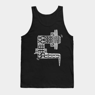 Axolotl Zendoodle White Tank Top